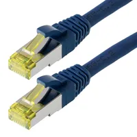 Helos Patchkabel S/FTP, RJ-45/RJ-45, 7.5m, blau (118082)