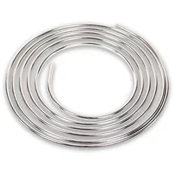 Kupferrohr verchromt 5m Rolle (Ausführung: Kupferrohr verchromt 5m Rollen - 8mm)