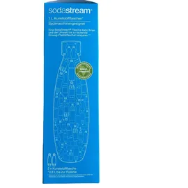 Sodastream Fuse PET-Flasche 2 x 1 l schwarz