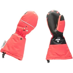 Fäustlinge WEEDO "LILIDO Monster", Kinder, Gr. 16cm, pink (monster pink), Kunstfaser, Handschuhe, lange Manschetten, nachhaltig produziert, passend zu WeeDo Schneeanzug
