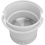 ZJchao Elektroherd, Faltbar, Dual-Spannung, Schnelle Erwärmung, Multifunktionaler Hot-Pot-Kocher, Tragbarer Reise-Mini-Heiztopf (20 * 18 * 8 cm)