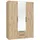 alasans Kleiderschrank CADIXO 150,6 x 212,9 x 58,9 cm Braun