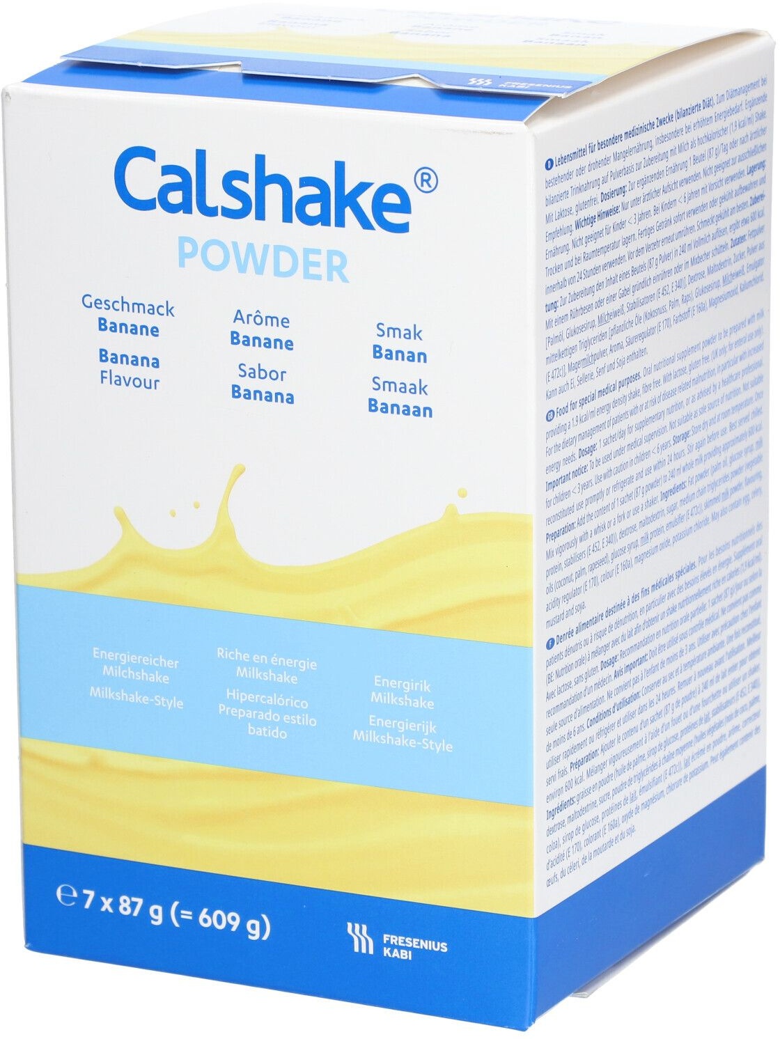 Calshake® Banane 7x87 g Poudre