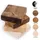 Moontree Wandregal 190 x 30 x 4,4 cm Dunkle Eichenoptik