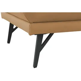 HIMOLLA Eckcouch Leder 2-Sitzer Gelb