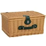 Outsunny Picknickkorb braun Weide B/H/L: ca. 30x20x40 cm - Braun
