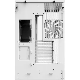 NZXT H9 Flow (2025) All White Midi Tower ATX Gaming Gehäuse weiß mit Glasfenster