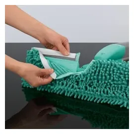 Clean Maxx Bodenwischer Ersatz-Wischtücher 2er Set türkis