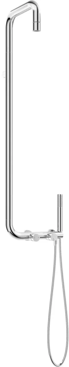 Neuesbad Serie 600 Duschsystem mit schwenkbarem Auslauf, Oberfläche: chrom NB1NQS_04XM1