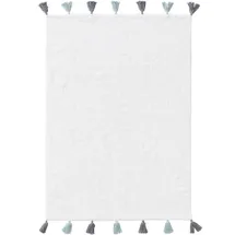 Lytte Waschbarer Kinderteppich Malu Blau 80x120 cm - Waschbarer Teppich für Kinderzimmer