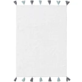 Lytte Waschbarer Kinderteppich Malu Blau 80x120 cm - Waschbarer Teppich für Kinderzimmer