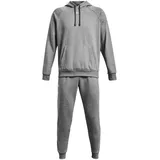 Under Armour Rival Fleece Suit castlerock light heather white M