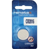 RENATA Knopfzelle Lithium CR2016 1er Blister 3 V CR