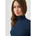 QS Leicht transparentes Rollkragenshirt Blau XL