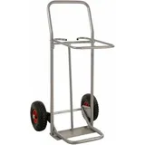 Kongamek Müllsackständer in grau 600x600x900mm mit 150kg Tragkraft für 125l-Säcke