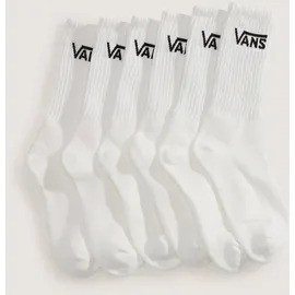 Vans Classic Crew Socken 6 Paar Weiß 34,5-38