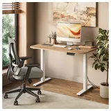 Vicco Schreibtisch Elevate, 120 x 70 cm 2 Motoren, zur elektrischen Höhenanpassung für ergonomisches Arbeiten