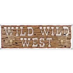 Wild Wild West Banner 1,52m