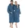 CELINATEX Bademantel Blau S