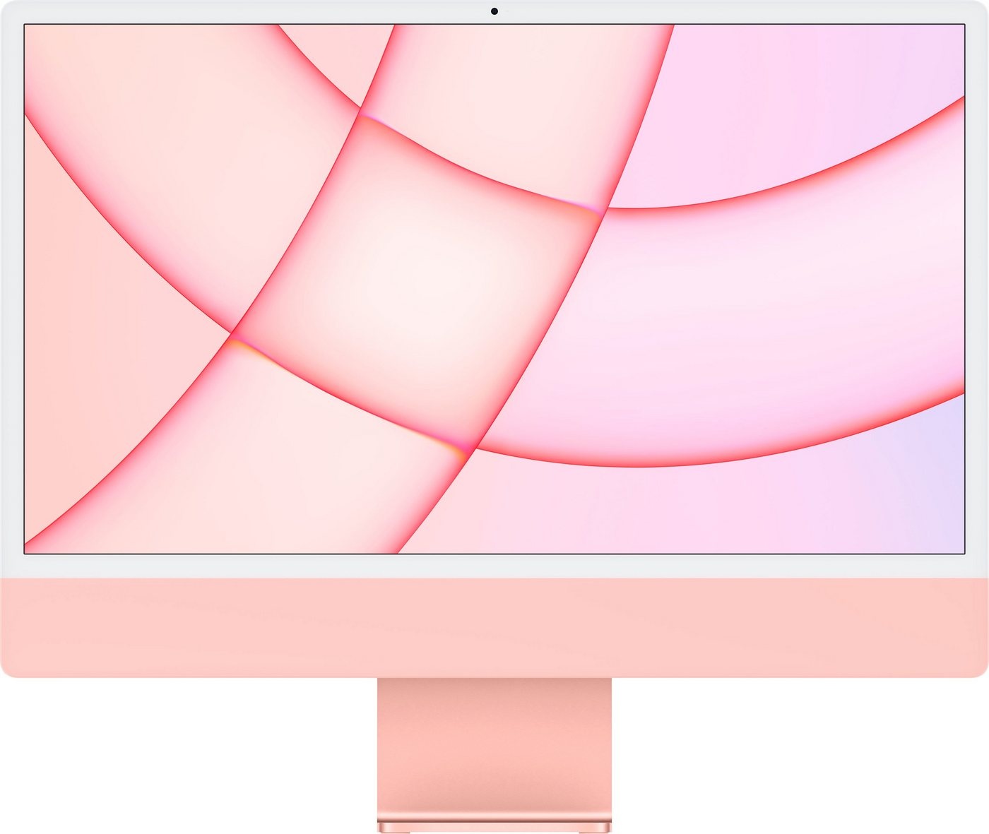 Apple iMac 24" mit 4,5K Retina Display iMac (24 Zoll, Apple M1, 8 GB RAM, 512 GB SSD) rosa