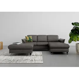 sit&more Stauraumhocker SIT & MORE "Maggiore", grau (anthrazit), B:102cm H:48cm T:67cm, 100% Polyester, Hocker, mit Stauraum und modernen Metallbeinen