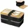 Intirilife Lunch Box Bento Box in Schwarz | Gr.: onesize