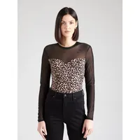 Only Shirtbody ONLLive Love (1-tlg) Weiteres Detail beige|schwarz XS
