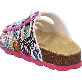 superfit Fussbettpantoffel Weiß/Mehrfarbig 29