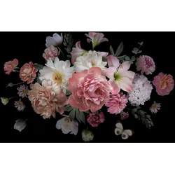 Fototapete PAPERMOON "BLUMENARRANGEMENT", bunt, B:5,00m L:2,80m, Vlies, Tapeten