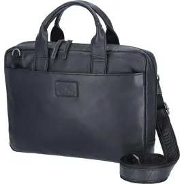 The Skandinavian Brand Businesstasche Umhängetasche Leder Black