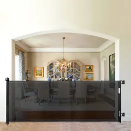 Relaxdays Türschutzgitter, schwarz