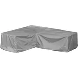 mehr Garten Premium Protect Eck-Lounge-Abdeckung 255 x 195 x 80 cm Hellgrau