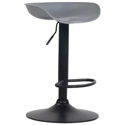 CLP Barhocker Anaheim Kunststoff grau/schwarz