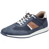Rieker Sportlicher Schnürschuh Herren Blau 46