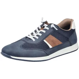 Rieker Sportlicher Schnürschuh Herren Blau 46