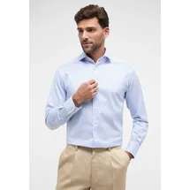 Eterna Langarmhemd Modern Fit Blau 45
