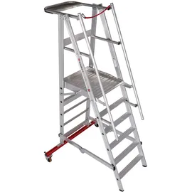 Euroline Premium Aluminium-Podestleiter 6 Stufen (327706)