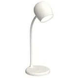 Kreafunk Ellie 3-in-1: Lampe, Bluetooth Lautsprecher und kabelloses Ladegerät, White