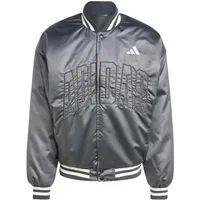 adidas Herren Jacke STADIUM INSULATED BOMBERJACKE, Größe XS in Grau BLACK