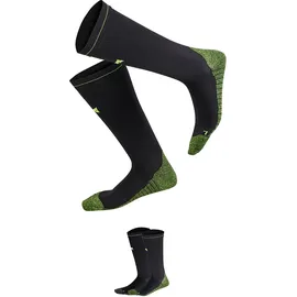 xtreme sockswear Kompressionsstrümpfe »2er Pack« 2, 2 Paar tlg. mit elastischer Rippstruktur XTREME sockswear MULTI BLACK