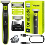 NEU Philips OneBlade QP2724/20 Trimmer Rasierer Gesicht Körper 5in1 Aufsatz Set