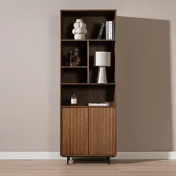 Bronx71 Schrank Bradley Eiche dunkel 220 cm