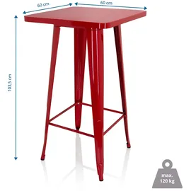 HJH Office Bartisch VANTAGGIO HIGH T Rot