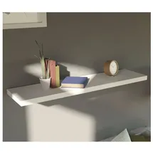 LINDER EXCLUSIV Bücherregal 100 x 23,5 x 0 cm Weiß