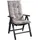 GO-DE Hochlehner Auflage 50 x 120 cm Taupe 4 St.