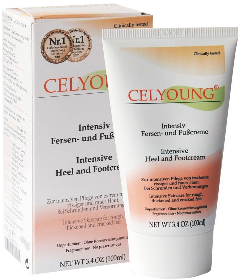 Celyoung® Intensiv Fersen & Fußcreme Creme 100 ml Unisex 100 ml Creme