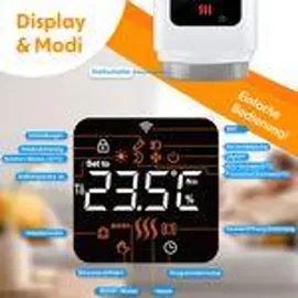 Kesser Heizkörperthermostat 4 St. Weiß