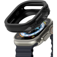 Ringke Air Sports Hülle Kompatibel mit Apple Watch Ultra 2 (2023) / Ultra 49mm Flexible Leichte TPU Robuste Kratzfeste Schutzhülle - Black
