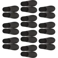 MILISTEN 20 Stück Spa-Hausschuhe, Damen-Hotelzimmer-Slipper, Geschlossene Zehen, Einweg-Gästepantoffeln für Hochzeitsgeschenke & Salon - 28X11X0.8CM