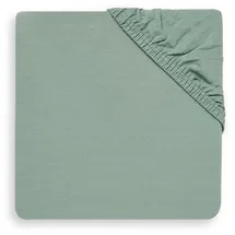 jollein Spannbettlaken Wiege Jersey 40 x 80/90 cm - Ash Green